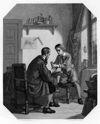 Hans Jansen und sein Sohn Sacharias, um 1870