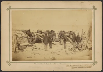 Abschnitt Capt. Ashcrofts Batterie, 12-Pfünder Napoleons, in 2. Parallel
