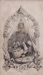 Samuel Pickwick und Alfred Jingle, Illustration aus Charles Dickens