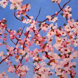 Fleur de Joie II, ca. 2023 (Öl auf Masonit)