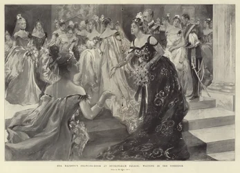 Der Zeichensaal Ihrer Majestät im Buckingham Palace