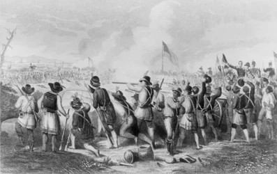 Die Schlacht von New Orleans am 8. Januar 1813