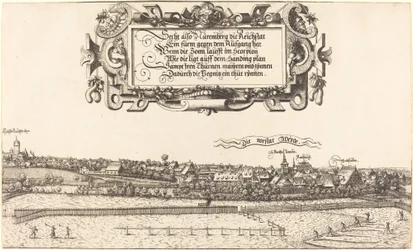 Ansicht von Nürnberg von Osten [rechter Abschnitt]