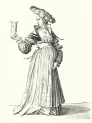 Kostüm einer Frau aus Basel (Gravur)