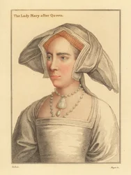 Lady Mary, Tochter von König Heinrich VIII., 1812 (Gravur)