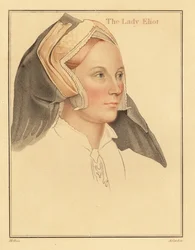 Margaret, Lady Elyot, gestorben 1569, 1812 (Gravur)