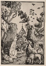 Der heilige Hieronymus in der Wildnis