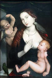 Die Madonna mit den Papageien