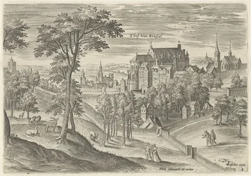 Ansicht des Hofes von Brüssel