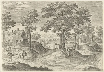 Ansicht des Leprosenhauses von Scheut
Ansichten aus der Umgebung von Brüssel (Serientitel)