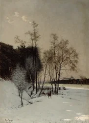 Ein Winterblick in Posen, 1887