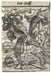 Totentanz: Der Graf, ca. 1526