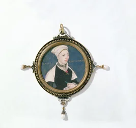 Jane Small, früher bekannt als Mrs. Robert Pemberton, ca. 1540 (Detail)