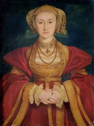 Porträt von Anna von Kleve (1515-57) 1539