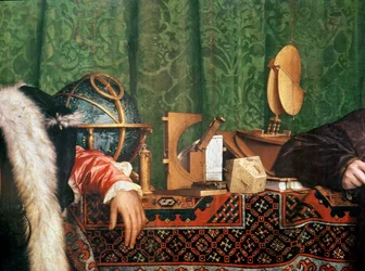 Die Gesandten, Detail der astronomischen Instrumente, 1533 (Detail)