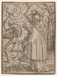 Die alte Frau, aus „Der Totentanz“