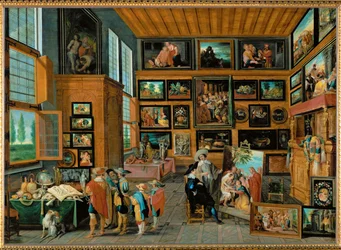 Eine Kunstgalerie