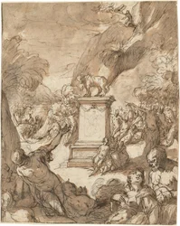 Die Anbetung des Goldenen Kalbs