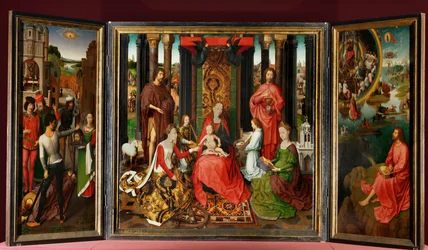 Altarbild des Heiligen Johannes des Täufers und des Heiligen Johannes des Evangelisten