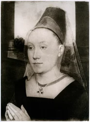 Barbara Van Vlaenderbergh, Ehefrau von Guillaume Moreel, um 1480, 1927