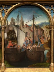 Detail des Reliquiars der Heiligen Ursula