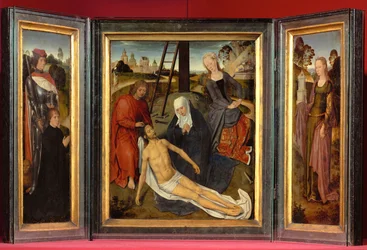 Triptychon von Adriaan Reins, ein Bruder im Sint-Jans Hospital