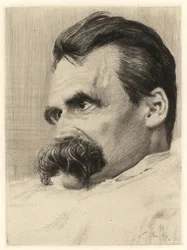 Porträt von Friedrich Nietzsche