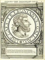 Trebonianus Gallus, Illustration aus 