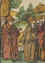 Christus warnt die Jünger vor falschen Propheten, aus Das Plenarium (1517)