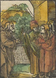 Christus und die Pharisäer, aus Das Plenarium (1517)