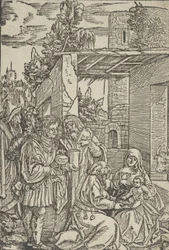 Die Anbetung der Könige, aus Ewangeli und Epistel