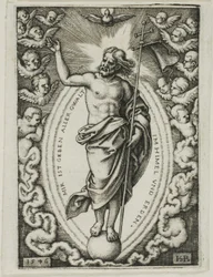 Christus auf dem Globus