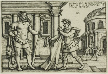 Lichas bringt das Gewand des Nessus zu Herkules, aus Die Arbeiten des Herkules
