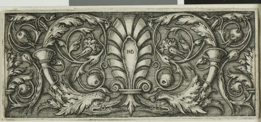 Ornament mit einer Palmette