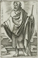 St. Judas, Platte 10 aus Die zwölf Apostel
