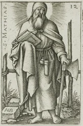 St. Matthias, Platte 12 aus Die zwölf Apostel