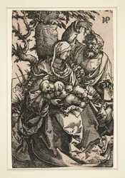 Die Heilige Familie unter einem Baum
