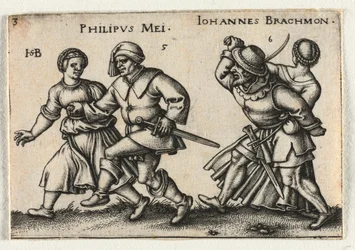 Die Bauernhochzeit oder die zwölf Monate:  5-Philipus Mei 6-Johannes Brachmon