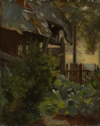 Kohlgarten mit Hausecke