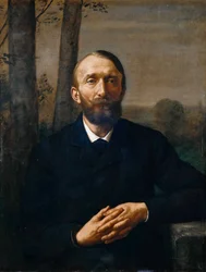 Porträt von Konrad Fiedler 1841-1895, 1884