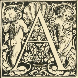 A - Ein Alphabet von Hans Weiditz, ca. 1520-1521, 1908