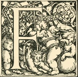 F - Ein Alphabet von Hans Weiditz, ca. 1520-1521, 1908