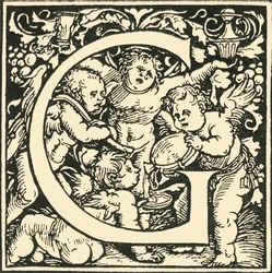 G - Ein Alphabet von Hans Weiditz, um 1520-1521, 1908