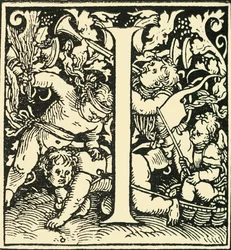 I - Ein Alphabet von Hans Weiditz, ca. 1520-1521, 1908