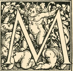 M - Ein Alphabet von Hans Weiditz, um 1520-1521, 1908