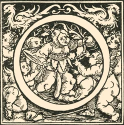 O - Ein Alphabet von Hans Weiditz, um 1520-1521, 1908