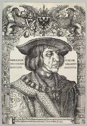 Porträt von Kaiser Maximilian I., 1519