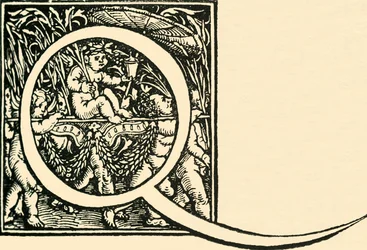 Q - Ein Alphabet von Hans Weiditz, ca. 1520-1521