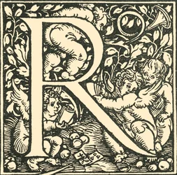R - Ein Alphabet von Hans Weiditz, um 1520-1521, 1908