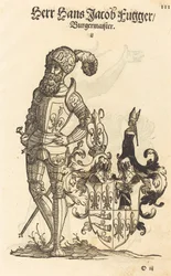 Seite aus Geschlechter Buch - Augsburg